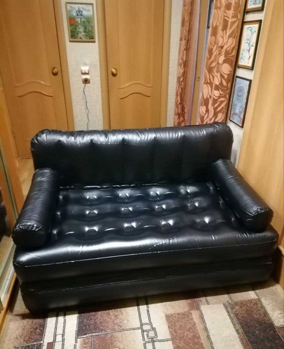 Надувний двоспальний диван, двох спальний розкладний диван, диван