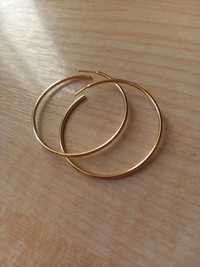 Золотые серьги-кольца золоті сережки
