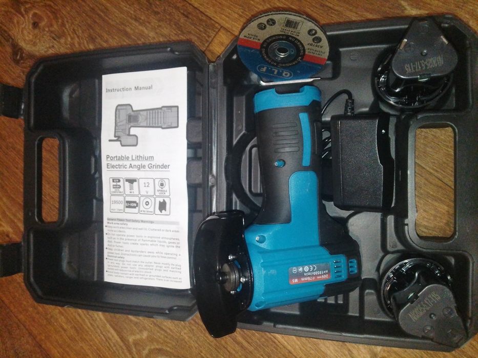 Мини болгарка KRAFFTEC +2 АКБ +кейс