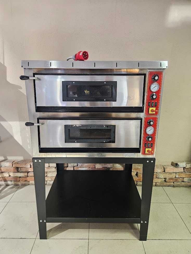 Profesjonalny piec do pizzy 2-komorowy | 8x Ø35 cm | 12 kW | Włochy