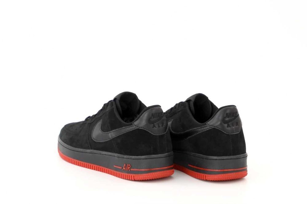 Кросівки Nike Air Force 1 Low black/red premium