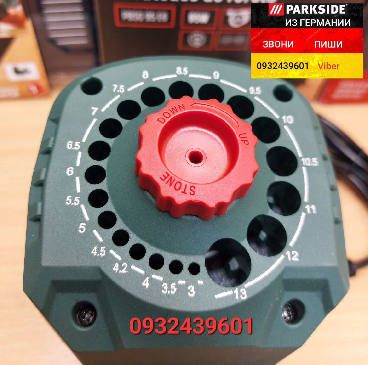 НОВЫЙ Станок для заточки сверл из Германии. Parkside PBSG 95 F6