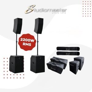 2 x Sistemas Amplificados - Studiomaster Core 151