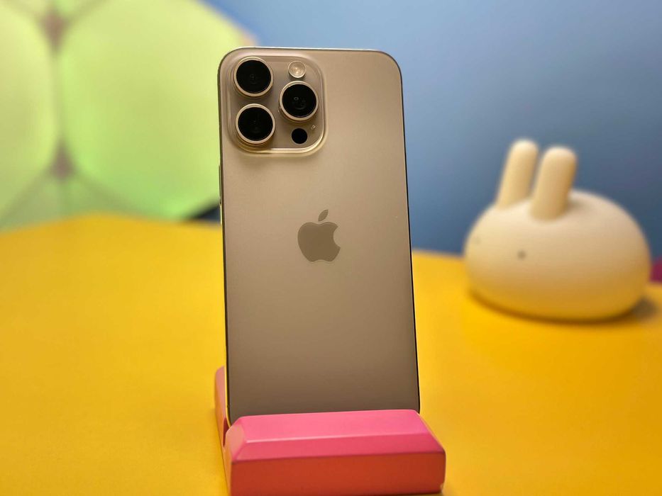 Смартфон Apple iPhone 15 Pro Max 256GB Natural(147997) Б/У З ГАРАНТІЄЮ