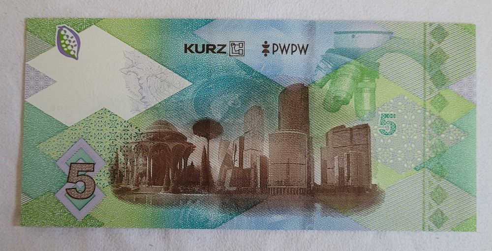 Banknot testowy PWPW, UNIVERSAL 5, magazyn CiD nr 72