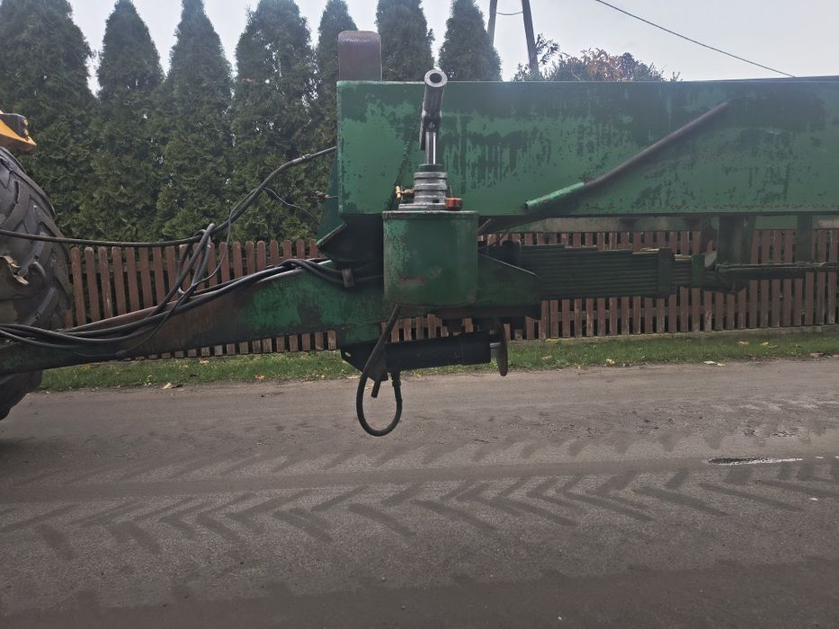 Przyczepa skorupa 18t, klapa hydrauliczna,resorowany dyszel