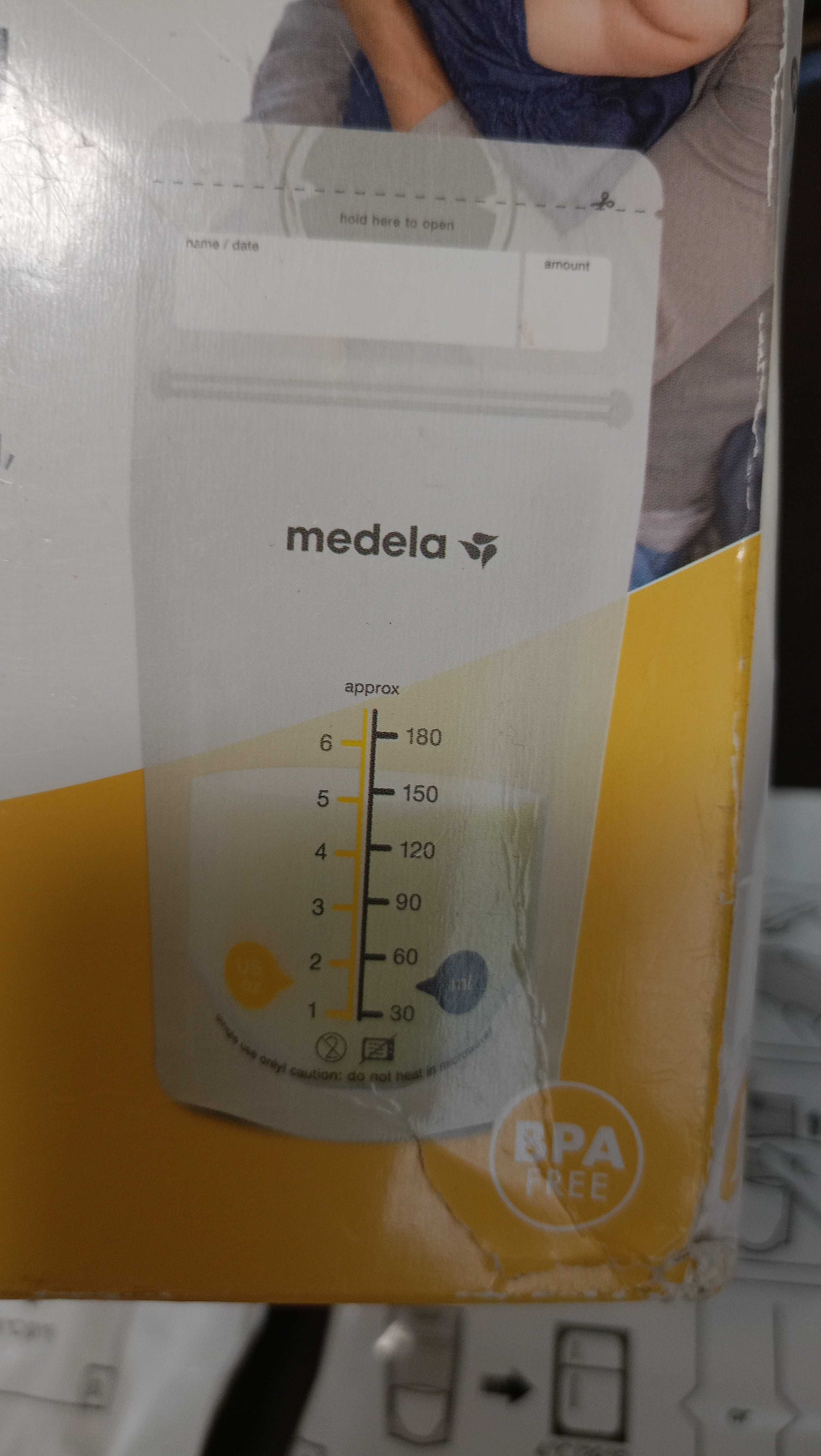 Пакети для зберігання грудного молока Medela 50шт x 180 мл