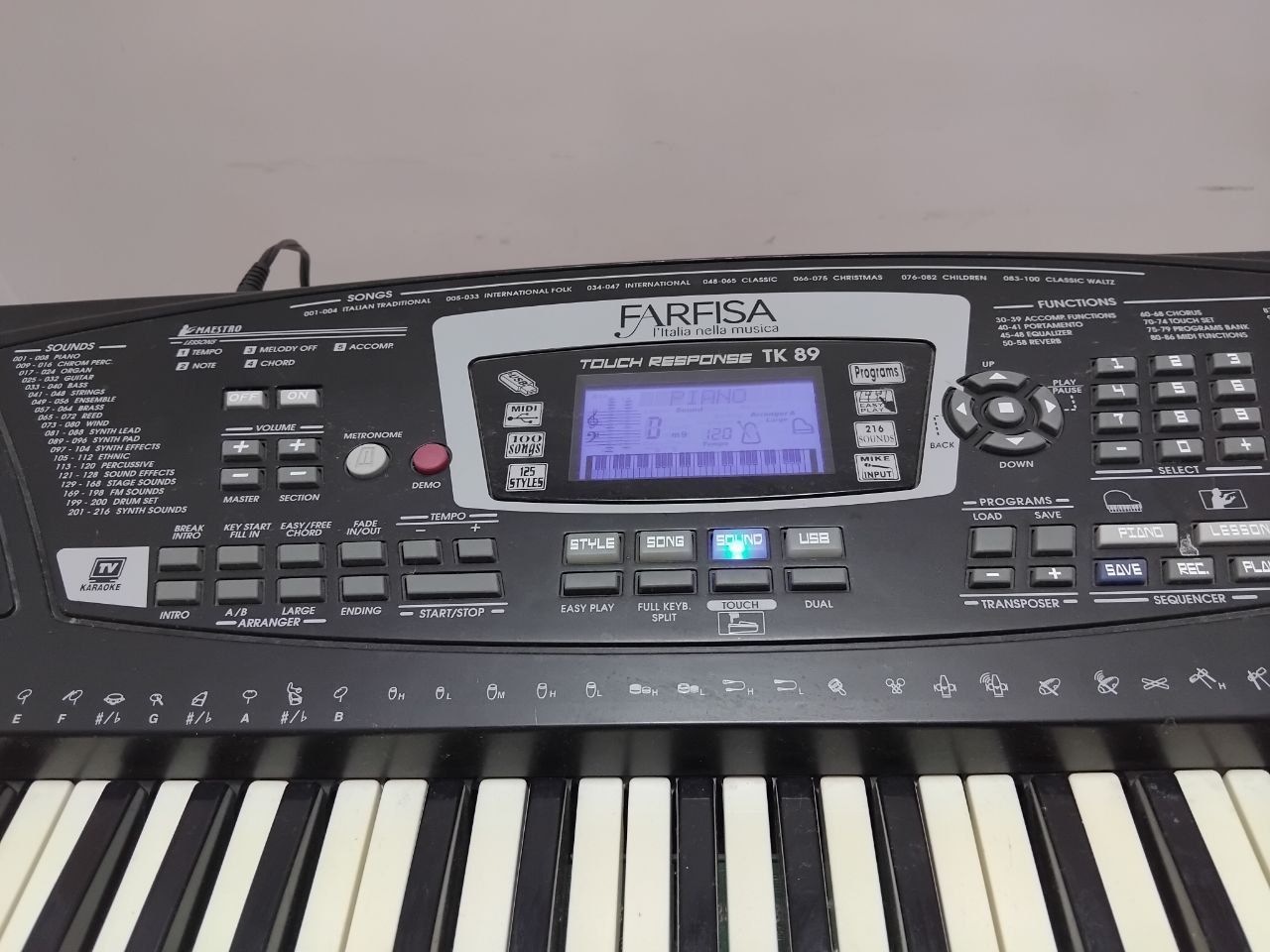 Синтезатор Farfisa б/в