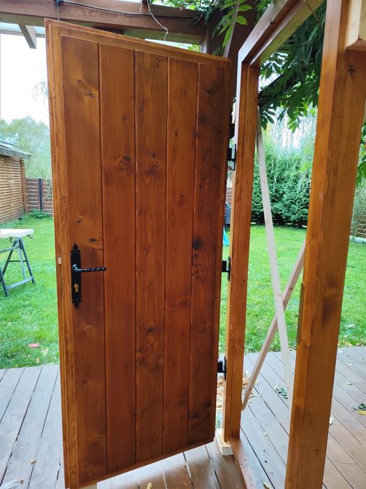 Drzw ocieplanei 65mm domków drewnianych gospodarcze piwnicze