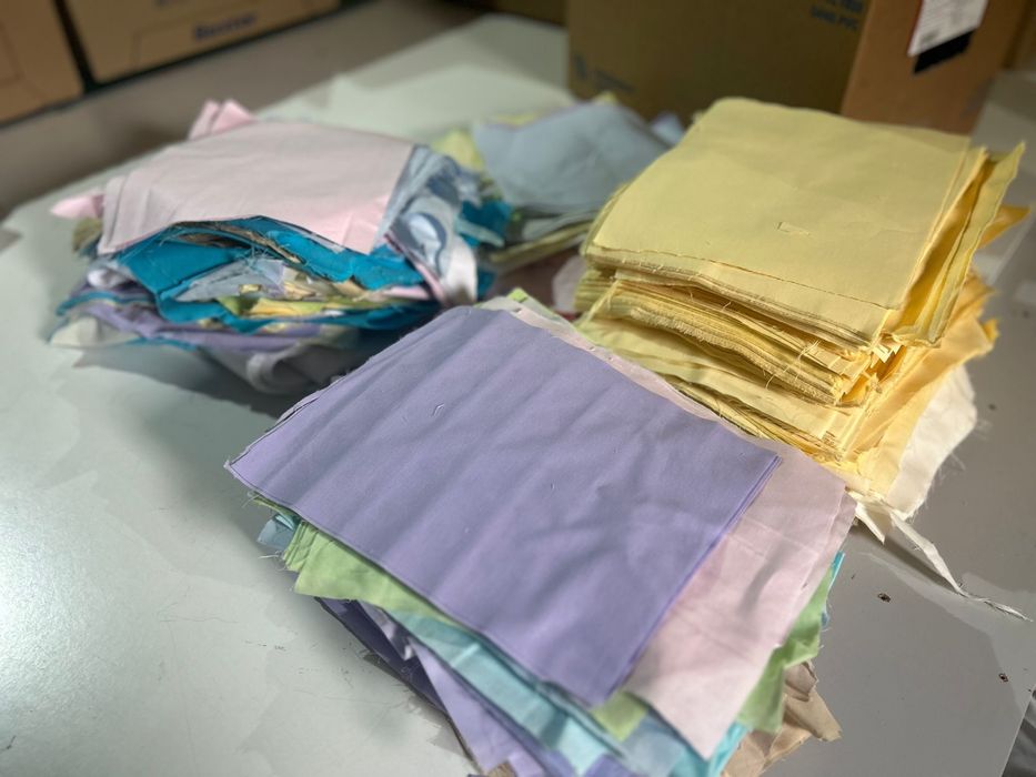 Tkaniny z likwidacji szwalni 8,65 kg. Nr. 3 WYPRZEDAŻ