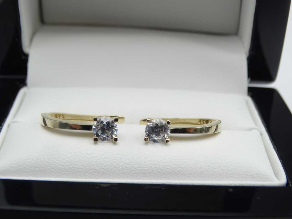 Piękne Złote Kolczyki 2,25g P585