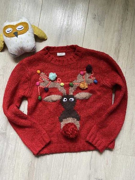 Новорічний світер 6 років для дівчинки