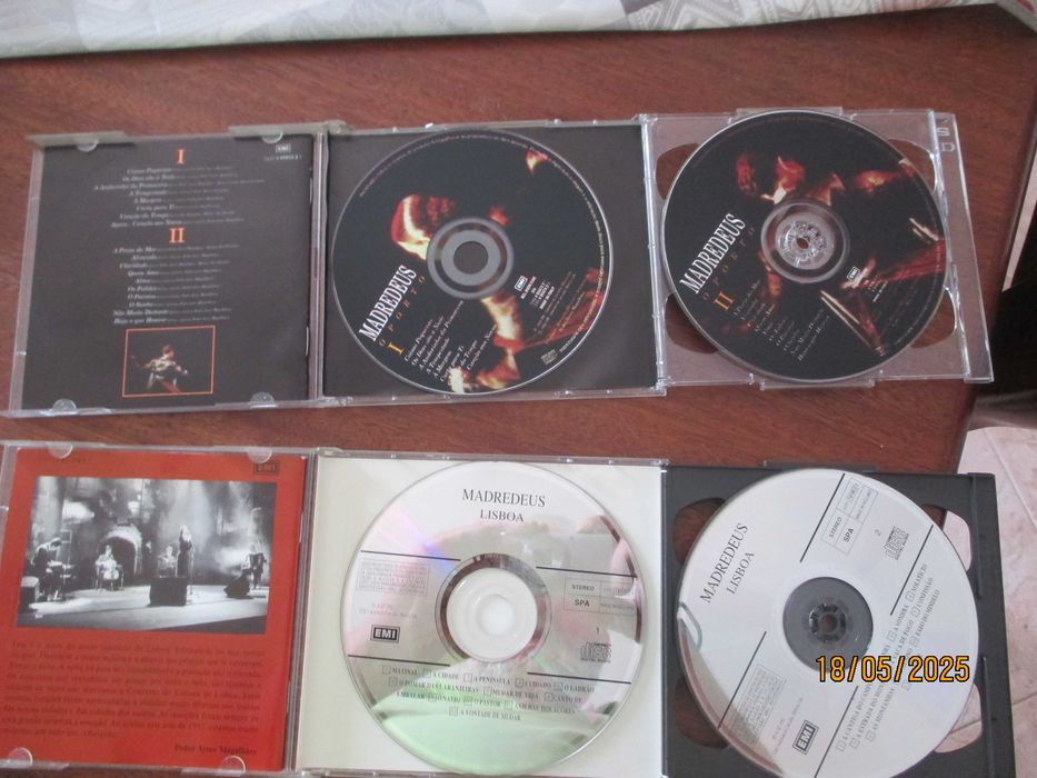 6 CD - Rui Veloso. MadreDeus e Luís Represas