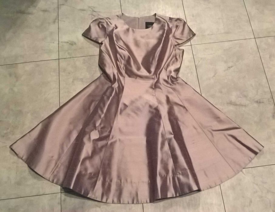 Sukienka Simple pudrowy róż jak nowa