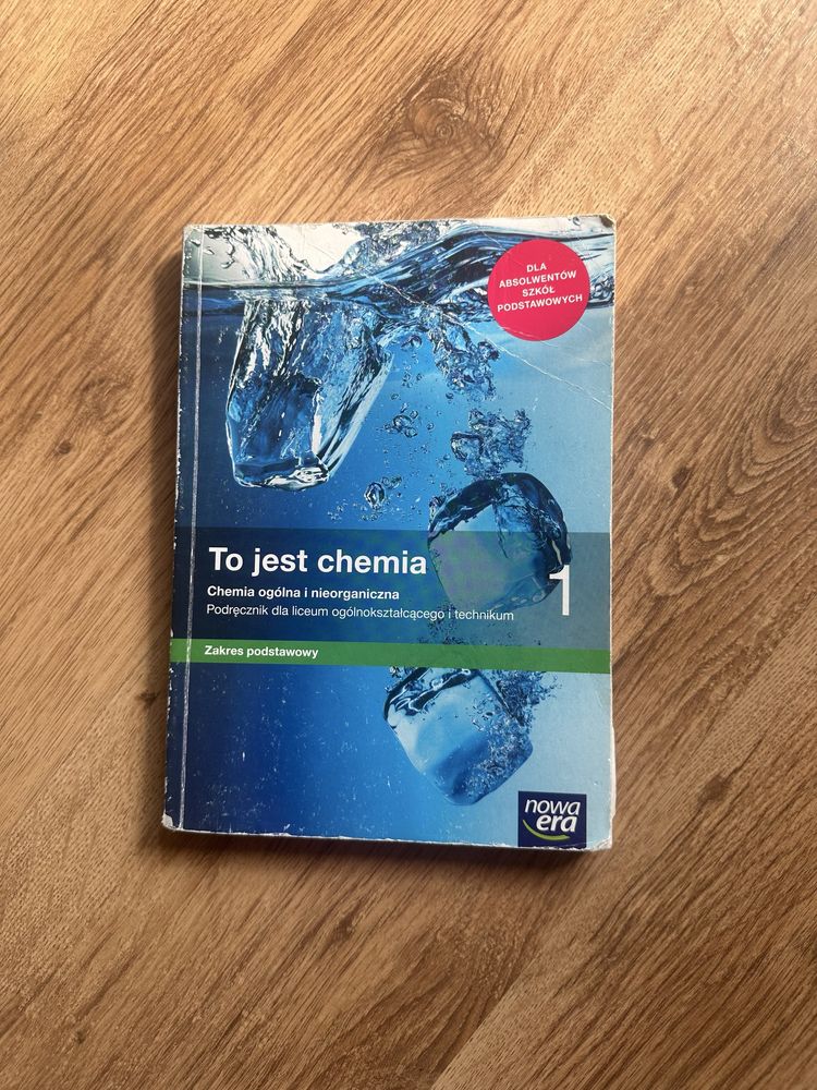 To jest chemia 1 dla liceum i technikum