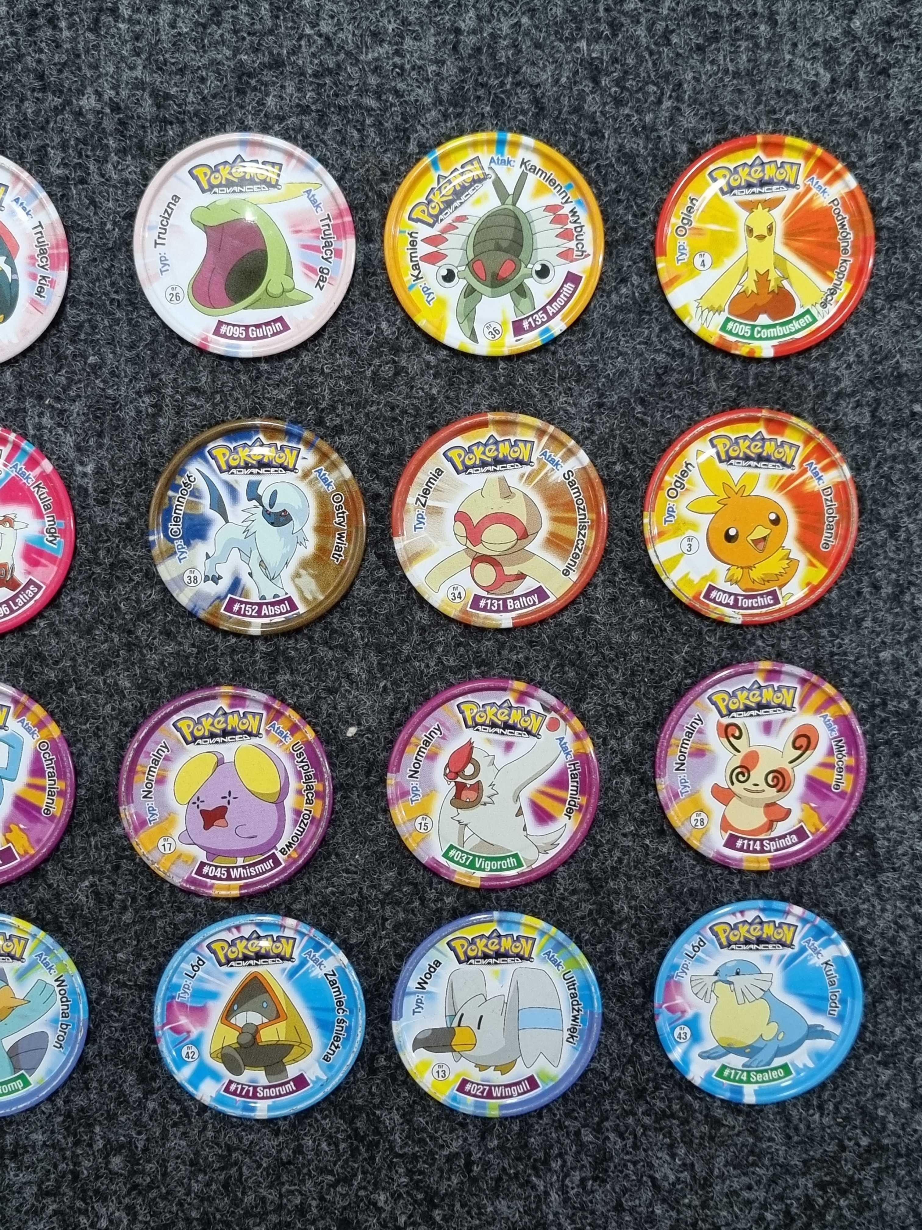 Pokemon Advanced Metal Tazo