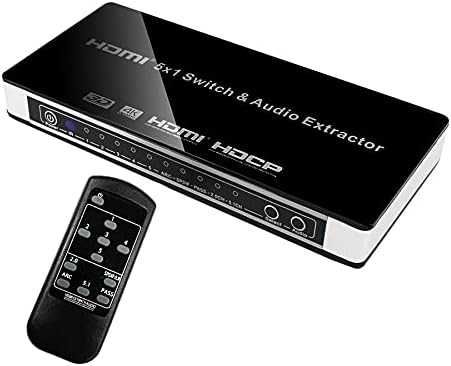 Przełącznik HDMI 5x1 4K 30hz 5 portów 1080P Ultra HD 4K pilot