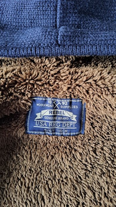 Śliczny ciepły sweter rozpinany jak kurtka polar Primark r.116