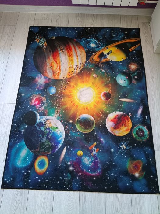 Dywan, 160x120, kosmos , dywan planety