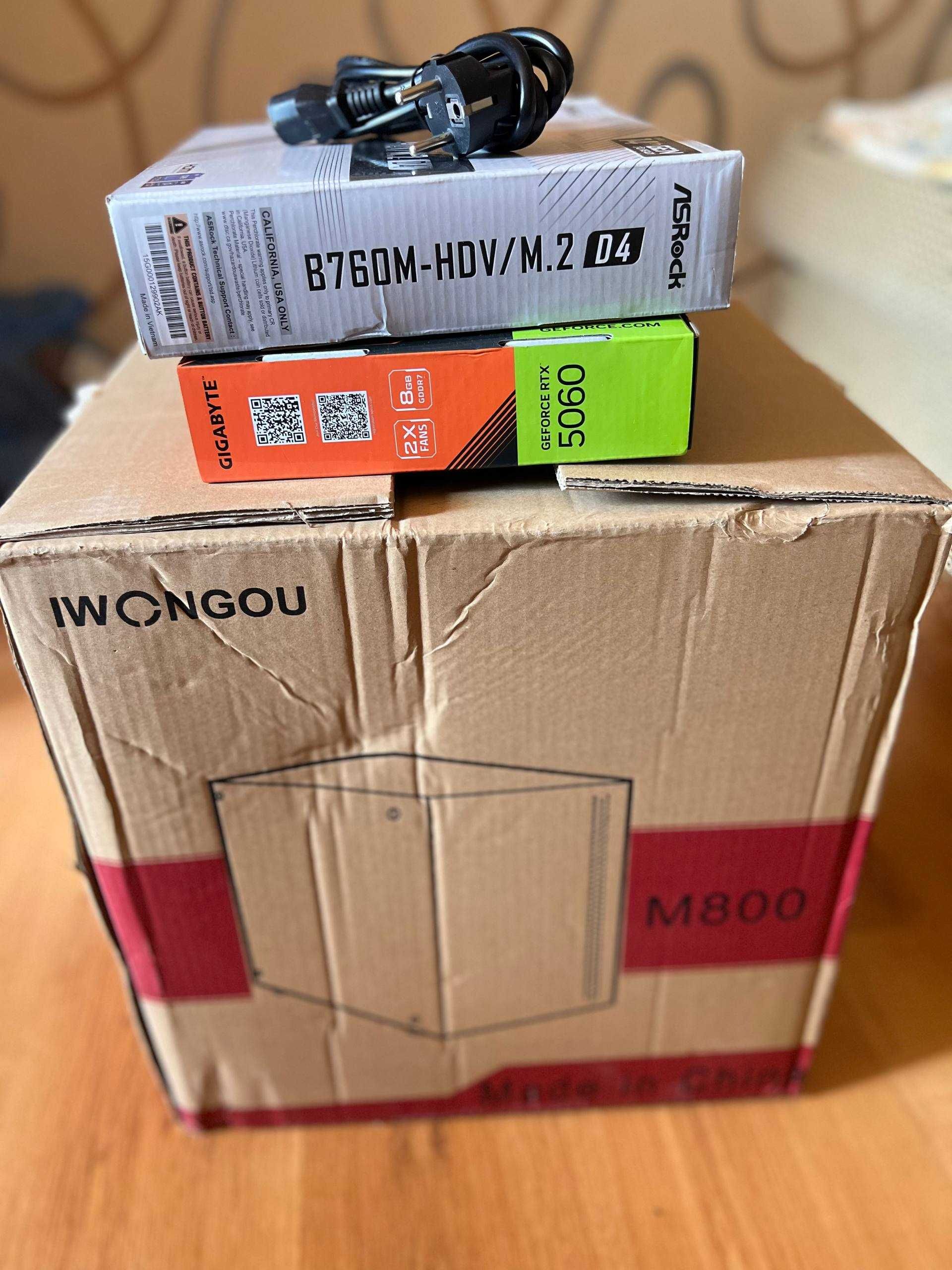 Продам комп у зборi, як новий. Gigabyte RTX 5060 WindForce 8GB GDDR7.