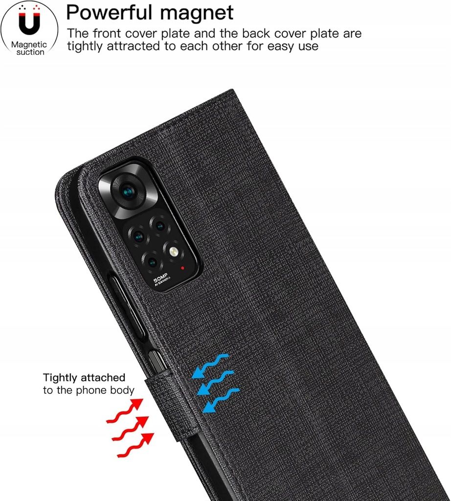Etui z klapką Caseme do Xiaomi redmi note 12 Pro 5G / poco x5 pro 5G