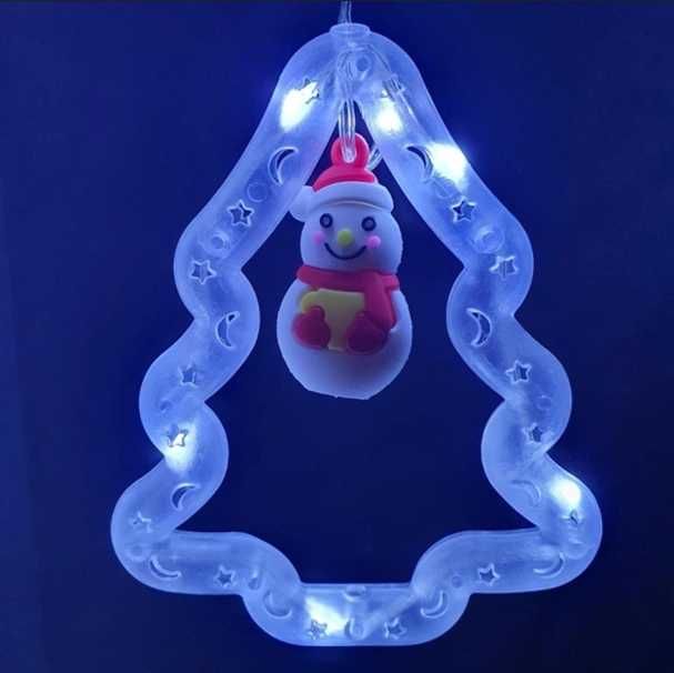 Гірлянда - штора 3 м з led - фігурками для дому та святкового настрою