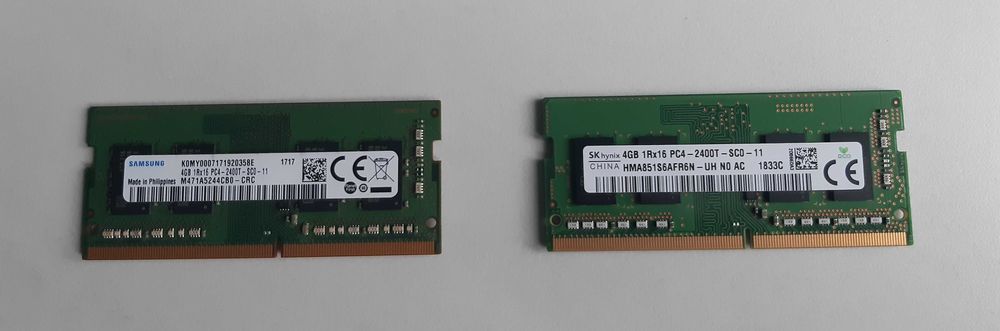 Продам бу оперативную память DDR4, 4 Гб (2 шт)