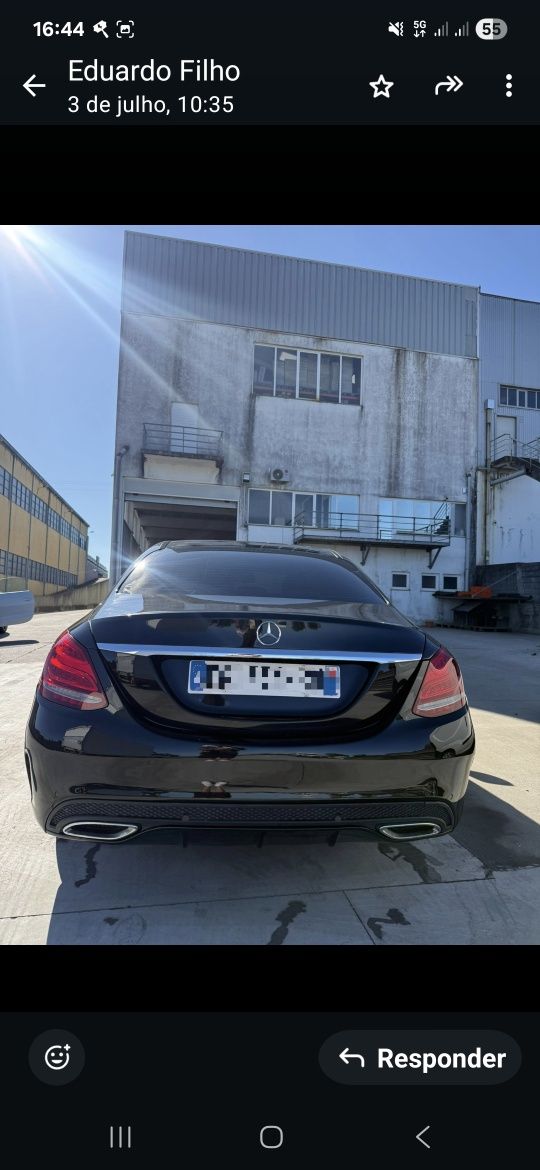 Mercedes c classe 220 cdi versão AMG