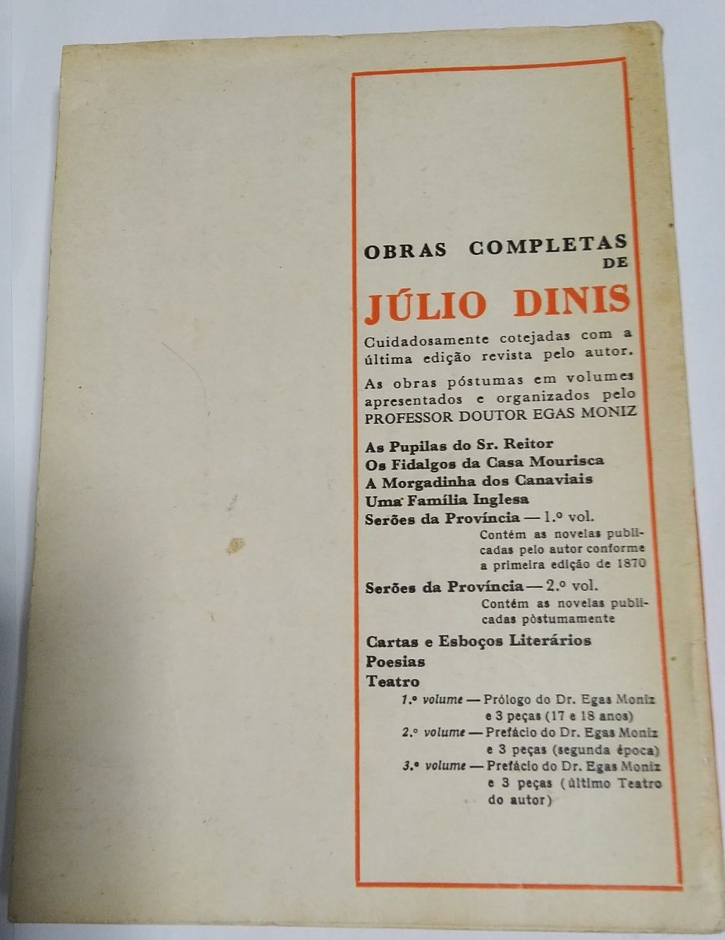 A Morgadinha dos Canaviais - Júlio Dinis,  edição 1978