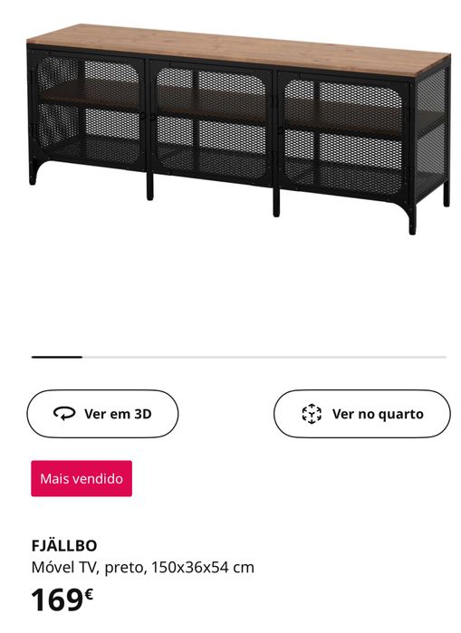 Movel tv ikea quase novo sem sinais de uso
