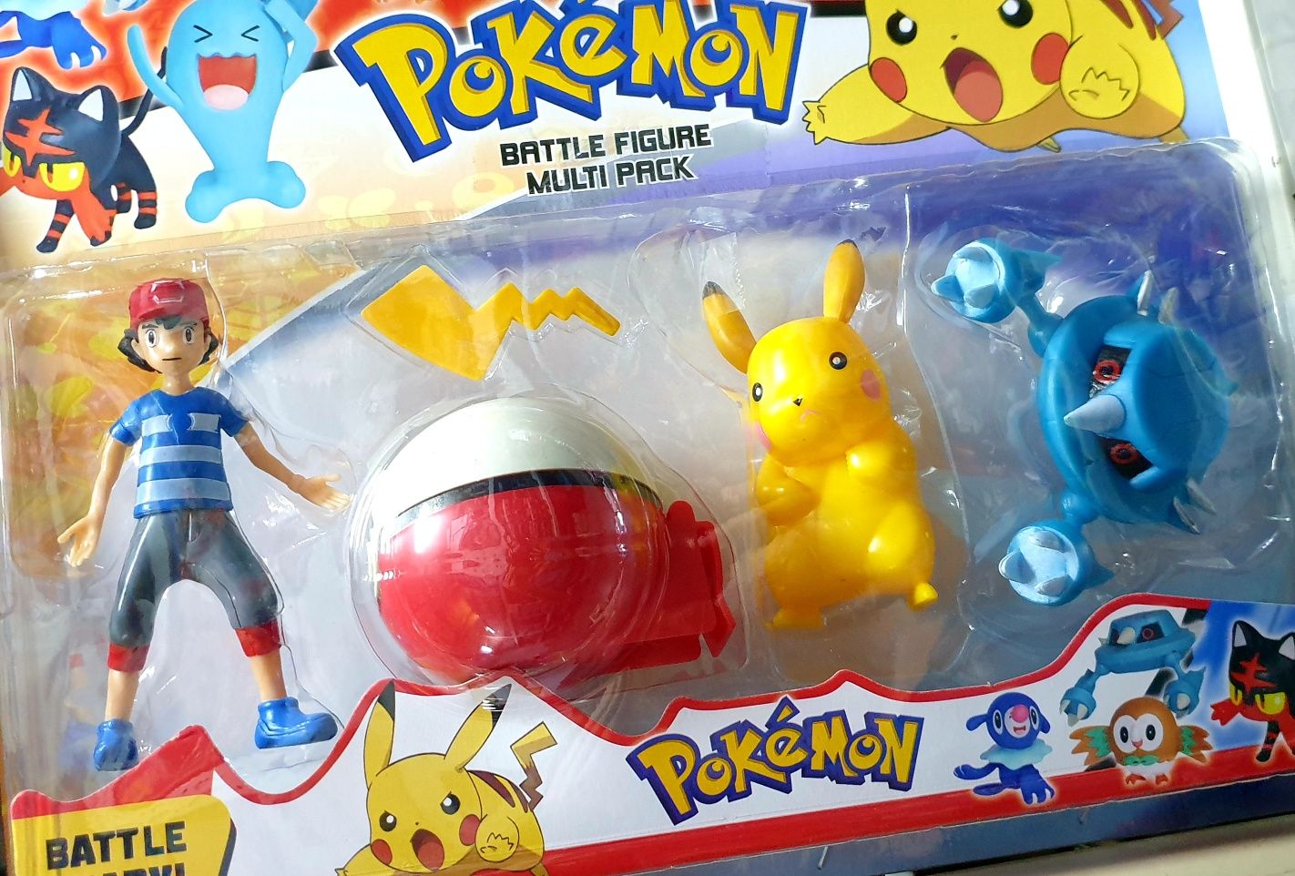 Extra zestaw figurek Pokemon z Pikachu