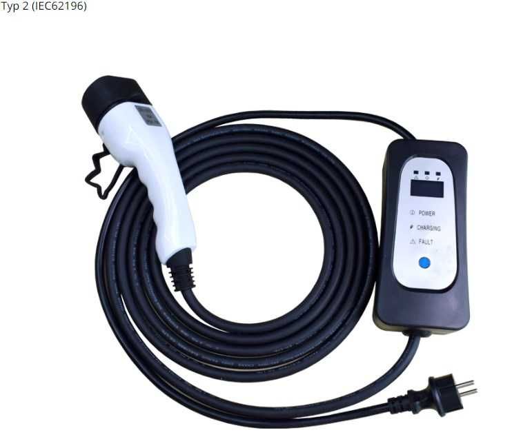 Ładowarka mobilna do aut elektrycznych Typ 1 USA lub TYP 2 Europa