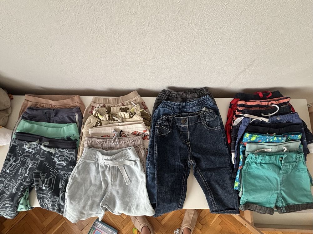 Zestaw 50sztuk ubranek dzieciecych r. 80