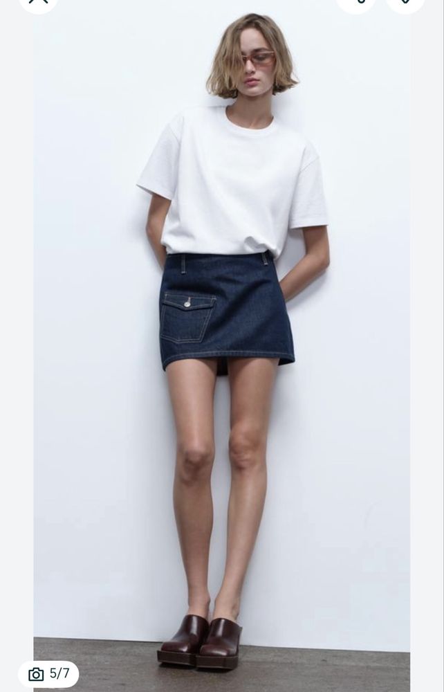 Сет костюм zara юбка и куртка