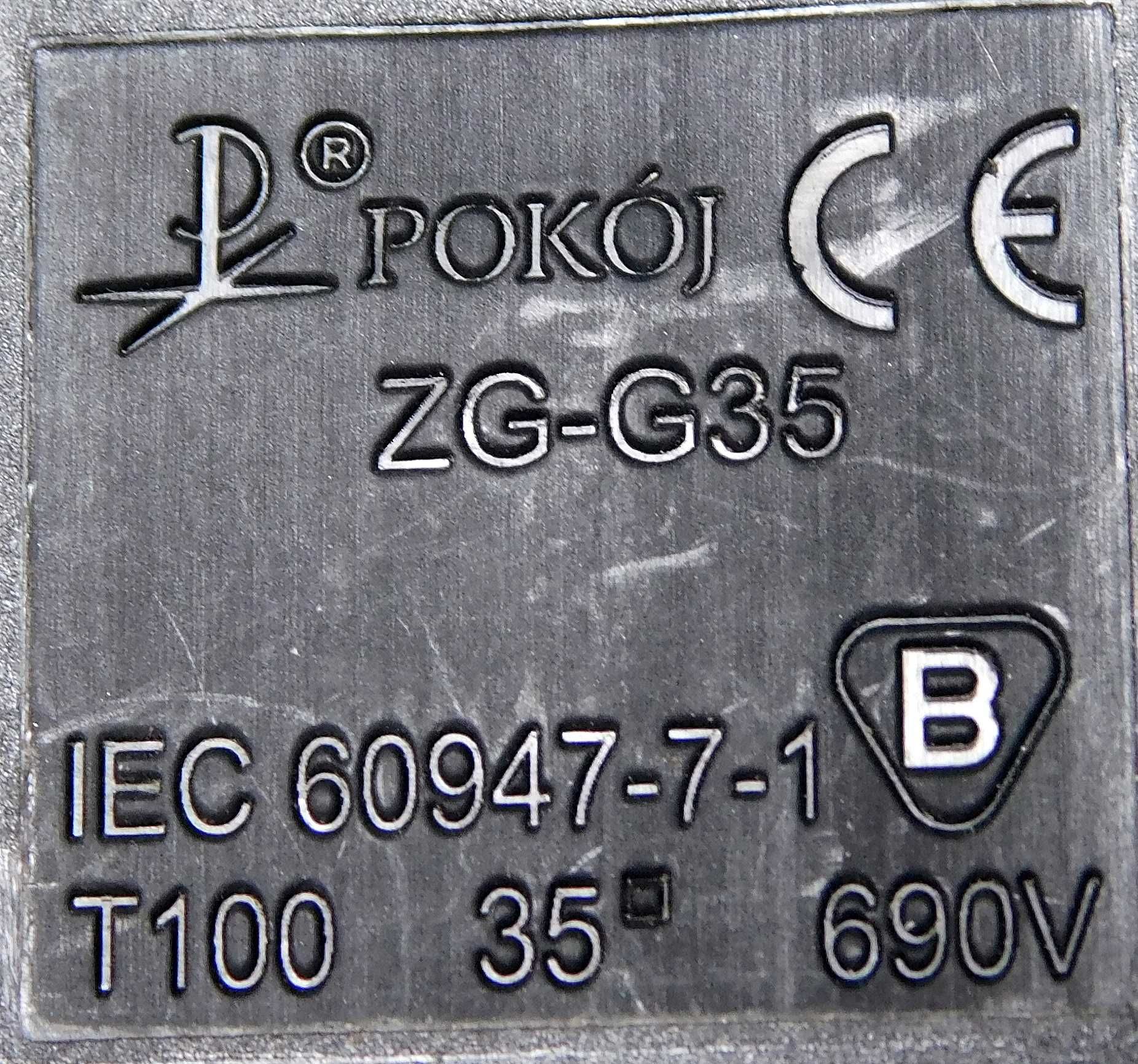 Złączka elektryczna 35mm2 690V ZG G35 POKÓJ [K30]E