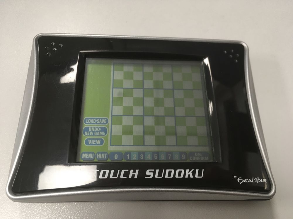 Gra kieszonkowa retro Sudoku Excalibur edukacyjna