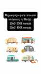 Espaços para caravana