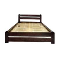 Міцне дерев'яне ліжко односпальне двоспальне посилені ламелі масив