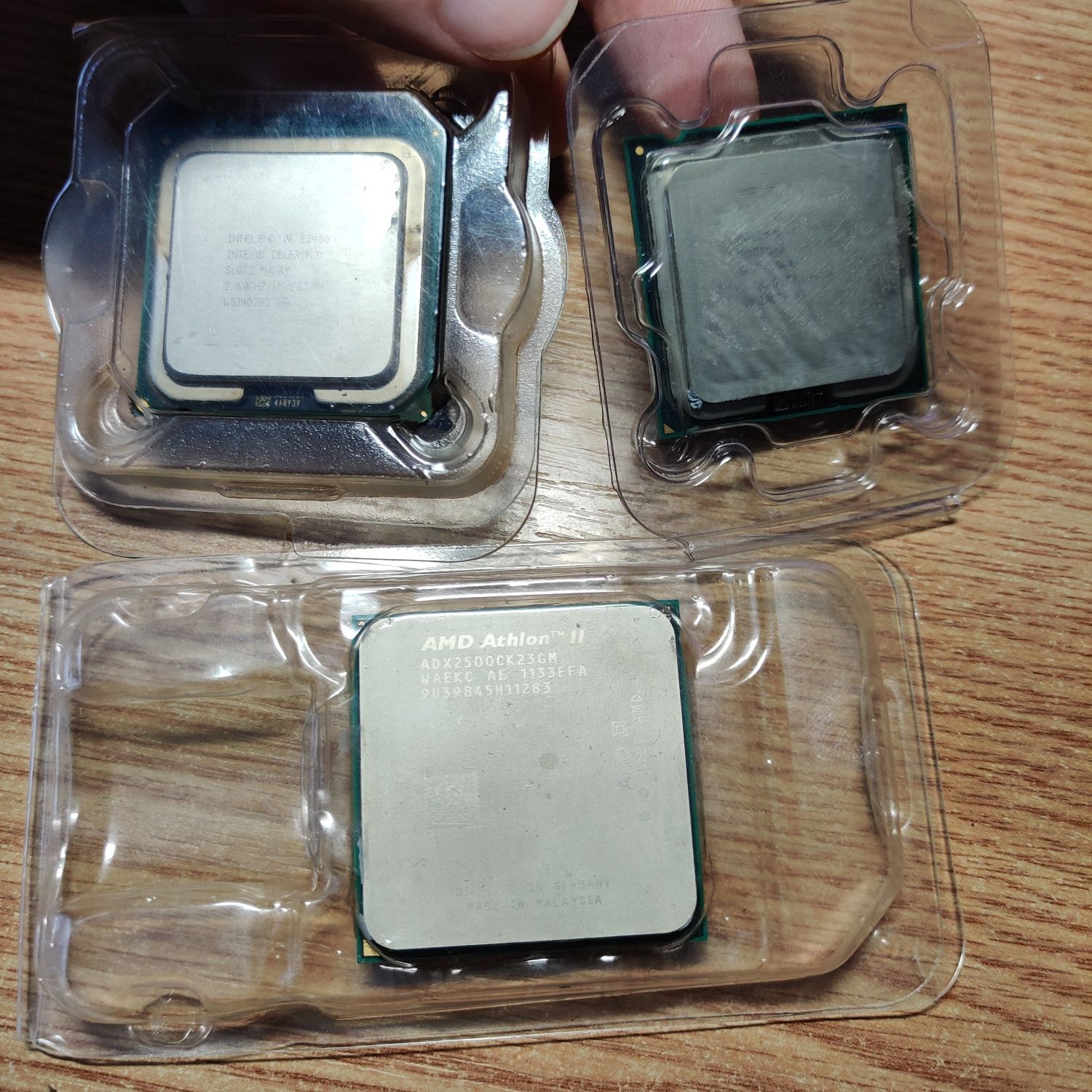 Старі проци Athlon x2 250, Intel x2 e3400 та e5400