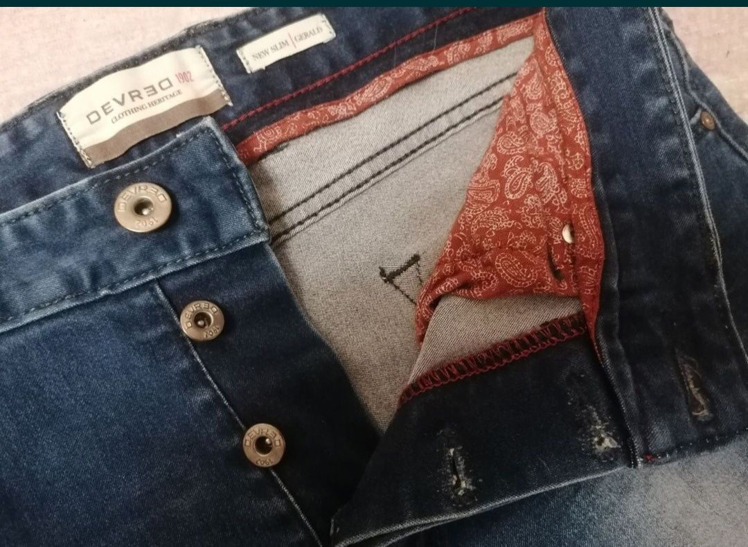 Мужские джинсы DEVRED New Slim/Gerald, идеальное состояние!!!