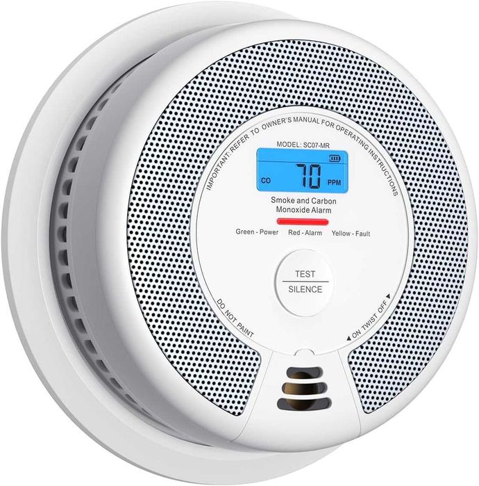 X-Sense SC07-MR alarm dymu i czadu + baza SBS50 – 10 lat baterii