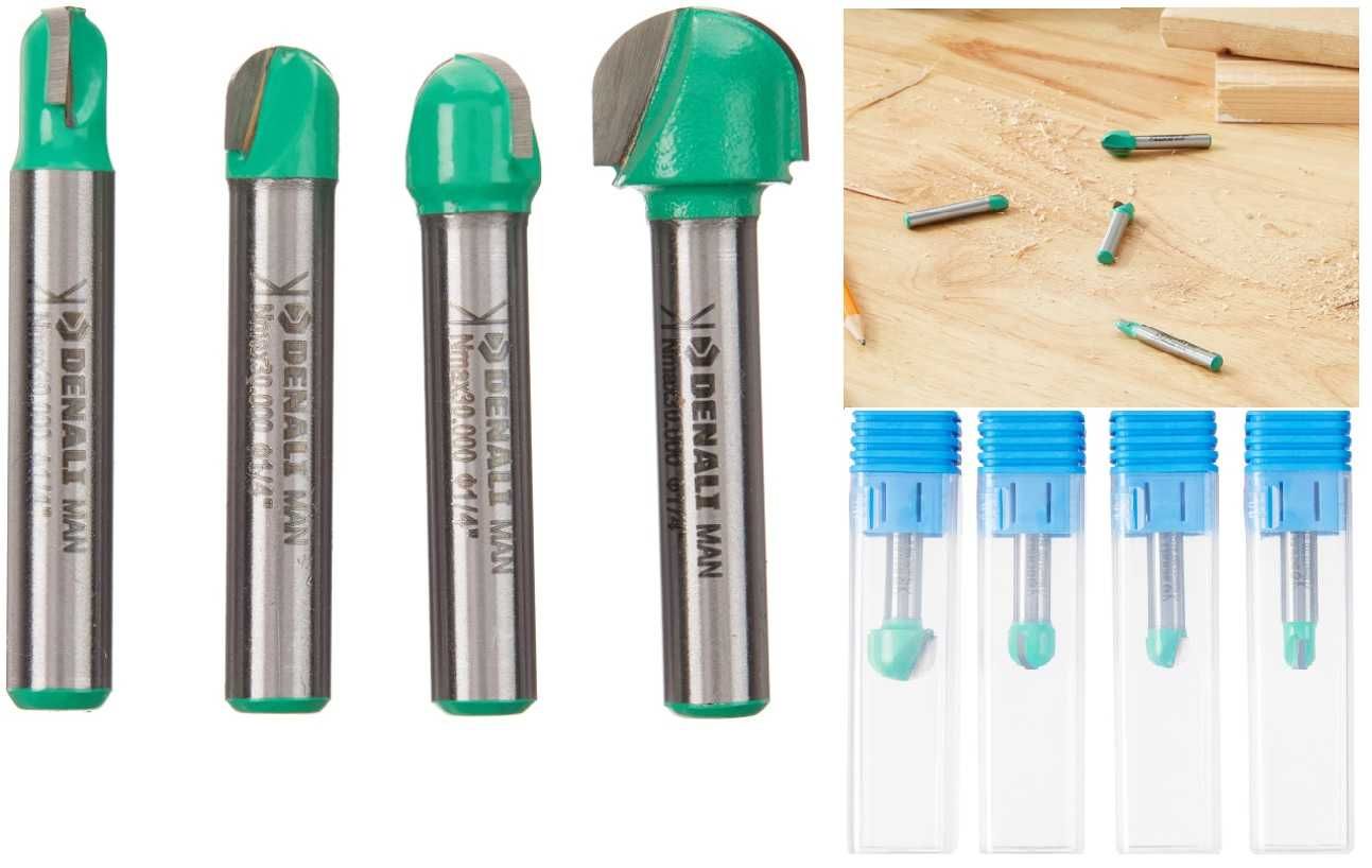 4x Frez okrągły do obróbki drewna Frezy 63mm/80mm/95mm/127mm ZESTAW