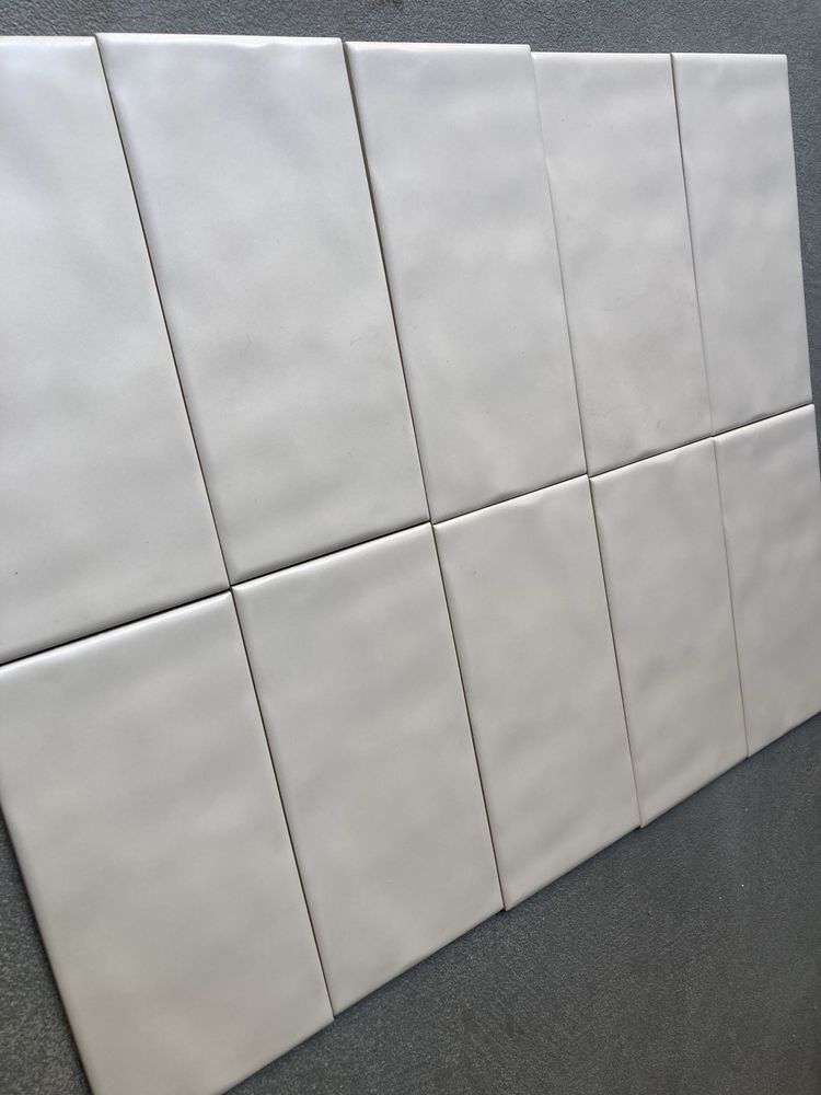 Caixa azulejos (1 m2) Recer Naprec mater branco 10x20cm