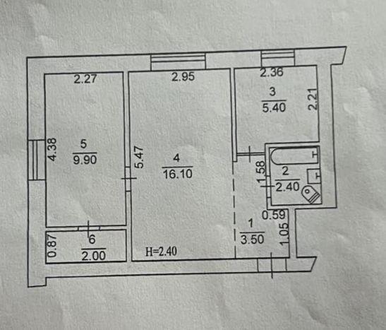Продам 2 кімнатну квартиру в центрі міста