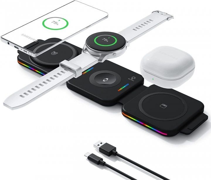 Бездротова зарядка для Айфон iPhone Apple Watch та навушників