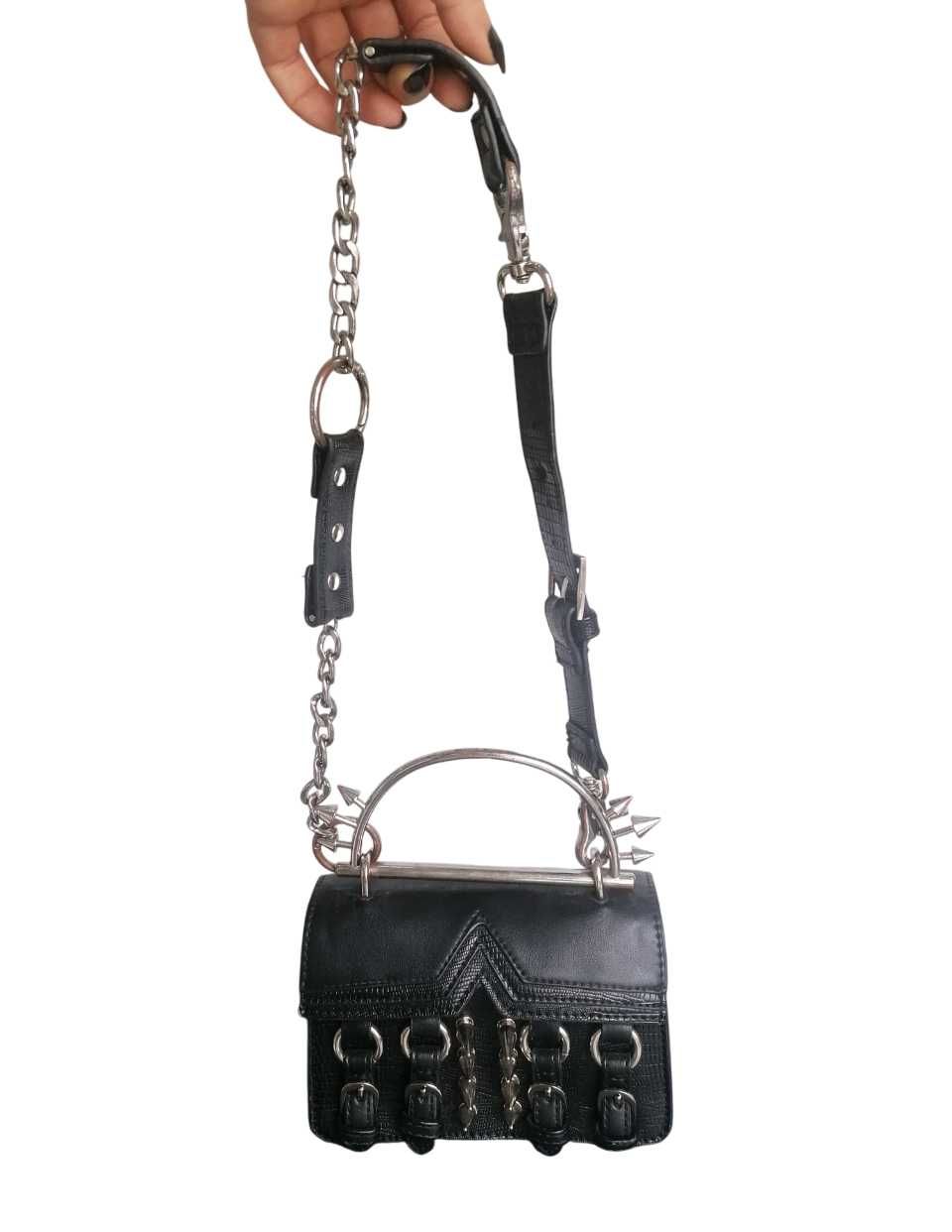 Torebka Disturbia goth dollskill ćwieki alternative killstar pentagram