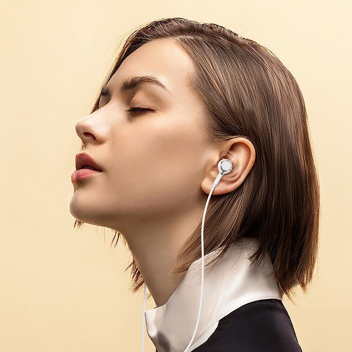 Borofone Słuchawki BM90 Miller z mikrofonem białe