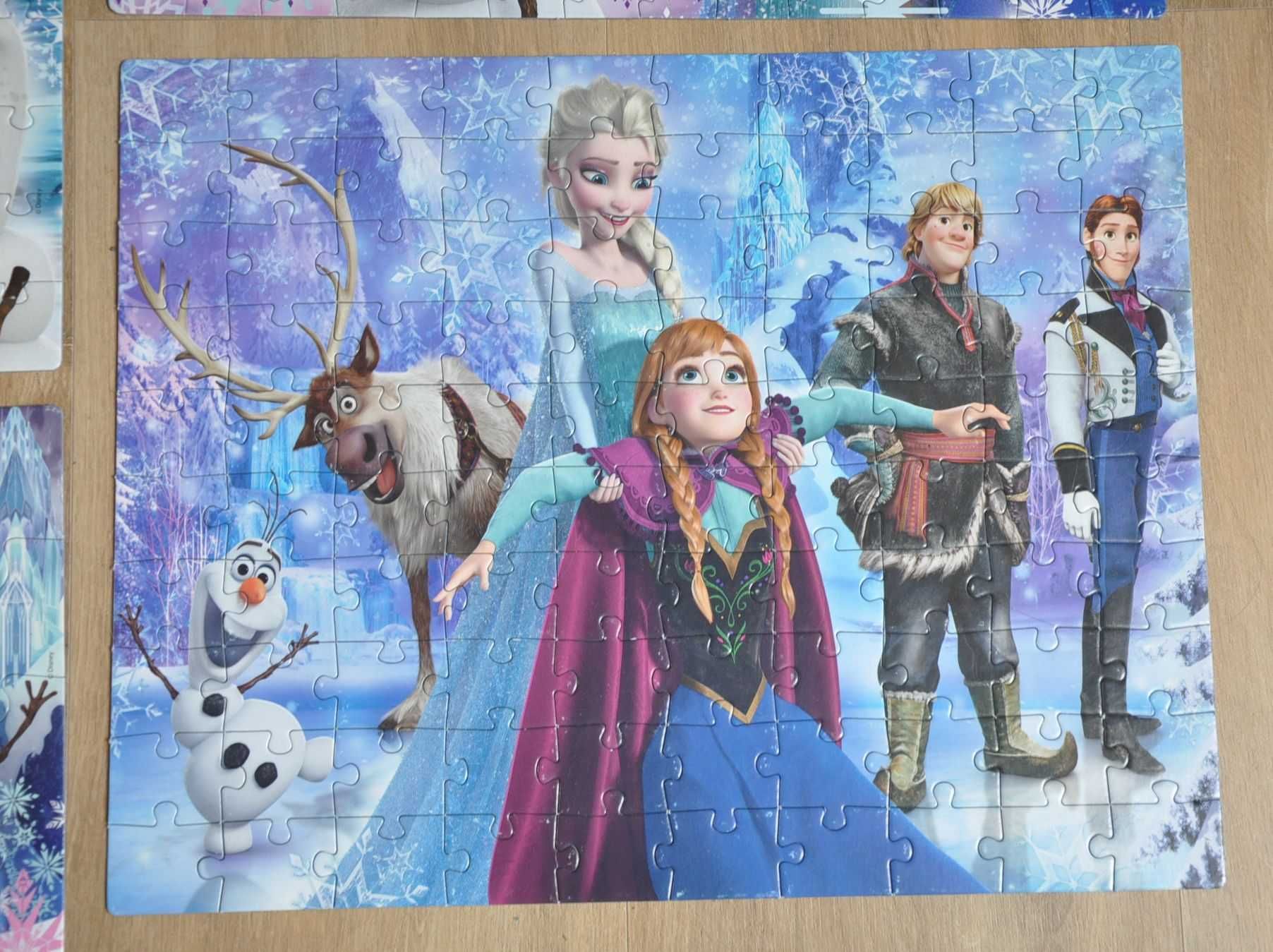 PUZZLE Frozen 4 w 1- Kraina Lodu Clementoni, Disney ( 20,60,100,180 )