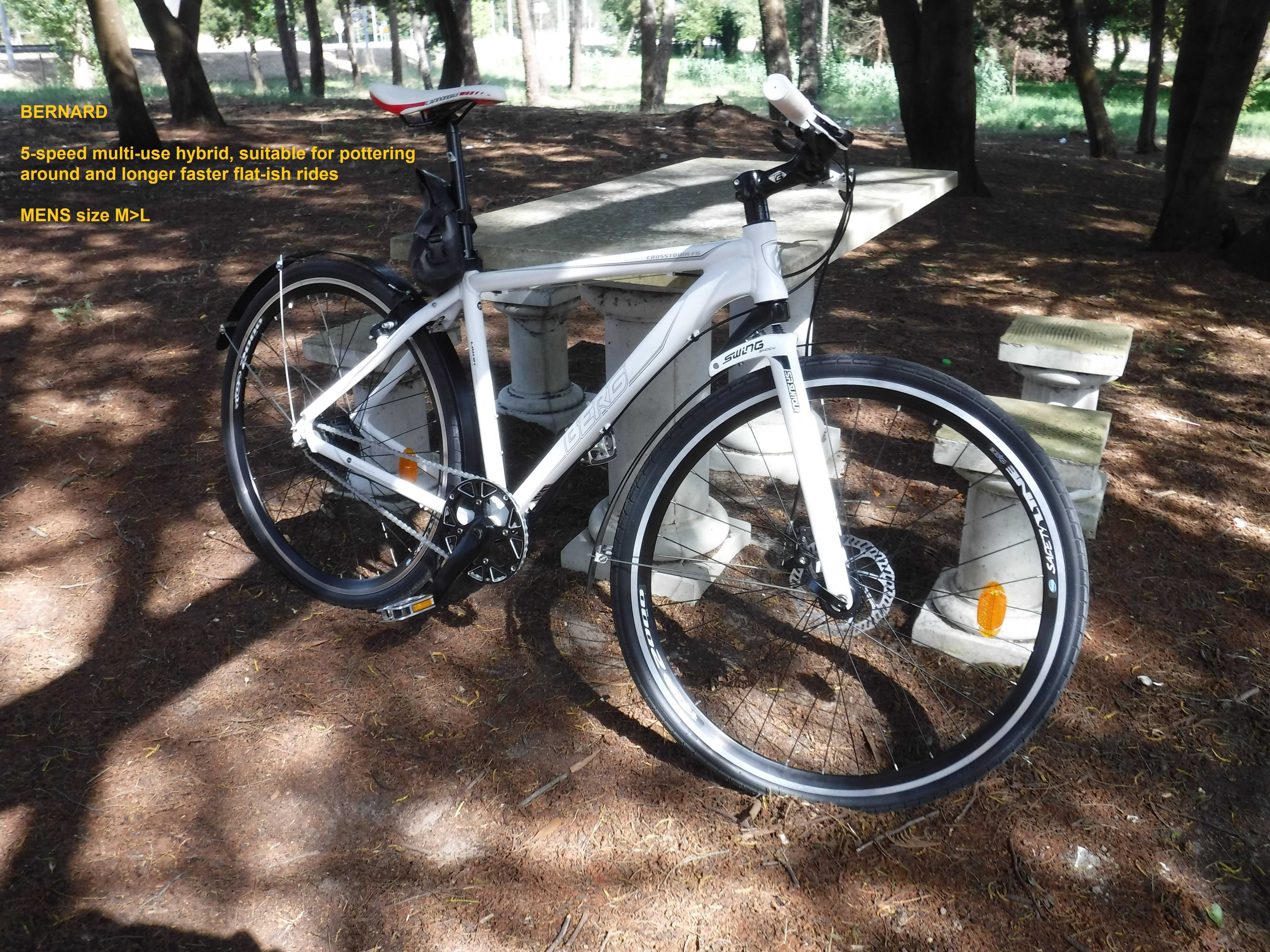 Bicicleta Berg Crosstown F6 hybrid Fitness comutar