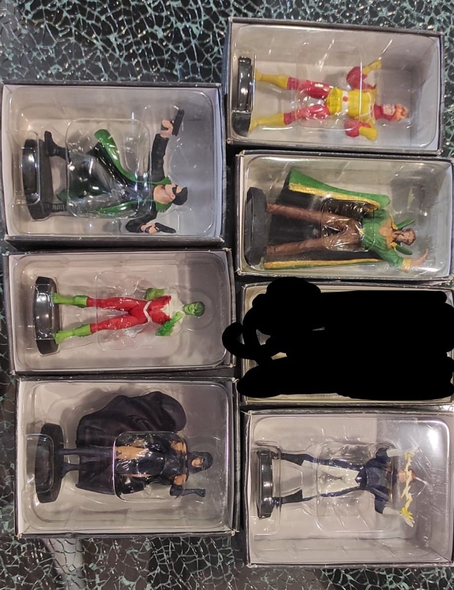 Figuras de chumbo dc marvel planeta deagostini altaya eaglmoss